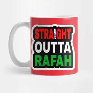 Straight Outta Rafah - Sticker - Double-sided Mug